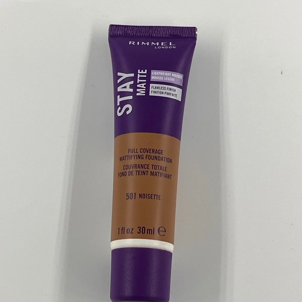 NEW Rimmel London Stay Matte Full Coverage Foundation 501 Lightweight Mousse